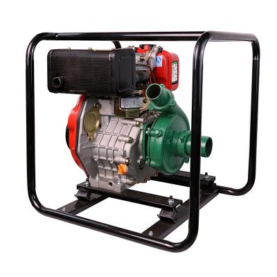 China Automotive Industry 4 Inch Diesel Engine Water Pump Set Clean 4kw 5.5HP 4kw 5.5 HP Mini Diesel Water Pump for Farm Use for sale