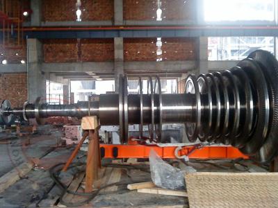 China Industrial Steam Turbine Rotor Forging / Alloy Steel Shaft Forging 300000 KW for sale