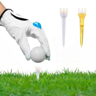 China Lightweight and easy to carry golf tee crown low strength plastic golf tees clod tools accessories for golf practice events for sale