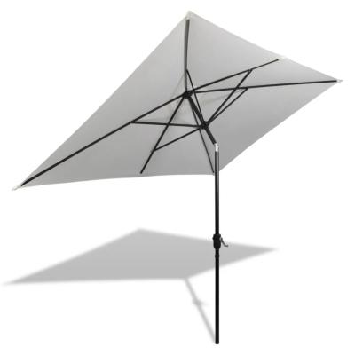 China Durable Commercial Large Offset Outdoor Patio Canopy Rectangular Umbrella for sale