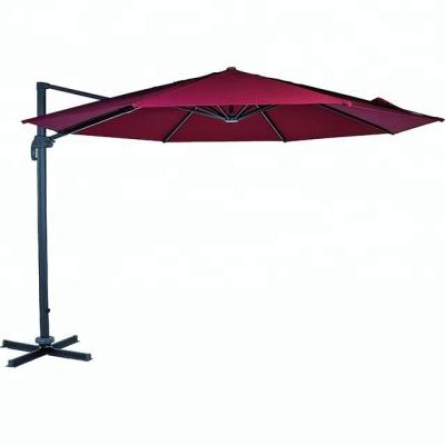 China China 3.5M Alum Garden Hanging Durable Umbrella Funiture Outdoor Parasol for sale