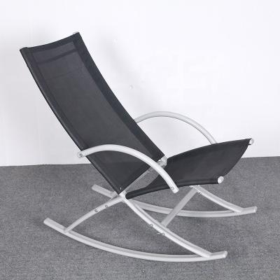 China Durable Outdoor Kd Beach Chair Rocking Steel Frame for sale