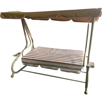 China Leisure Style Hot Selling Outdoor Roof Metal Fabrication Anti-mosquito Patio Cushion Canopy Swing Garden for sale