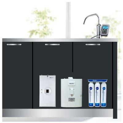 China Unique Electrodes Design Patent CE Certification [Taiwan Buder] Under Sink 7 Dishes Alkaline Water Ionizer With Heating Water System for sale