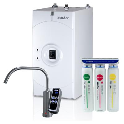 China [Taiwan Buder] Hotel Under Sink Hot Water Dispenser Machine With UF Membrane Water Purifier for sale