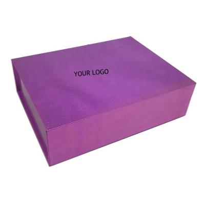 China Recycled Materials Spot Custom Merchandise Collapsible Gift Box Skin Care Packaging Packaging With Logo Hot Sale Magnet Wig Box 5 PCS From for sale