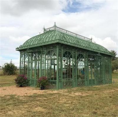 China Easily Install Garden Steel House Glass Conservatory for sale