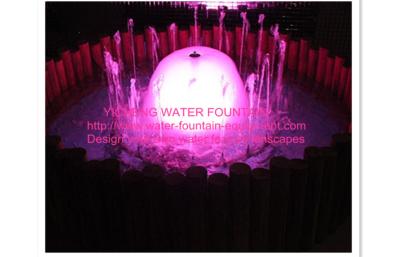 China Mushroom Mini Water Fountain with Lights , Outdoor Water Fountains 68cm -100cm for sale