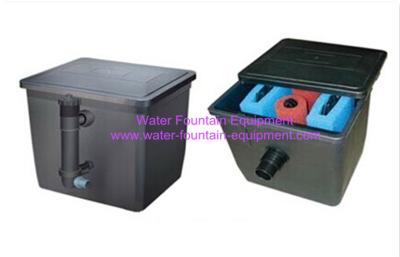 China Biological UV Filtration Pond Filter For 4m³ Garden / Fish Ponds 50L Volume for sale