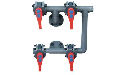 China Swimming Pool 4 Way / 5 Way Butterfly Valve System 3