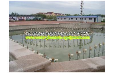 China Programme / Music / DMX Control Water Fountain Equipment Water Floating Fountain for sale