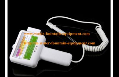 China Blanco electrónico plástico del probador del cloro de CL2 del agua de balneario de la piscina pH en venta