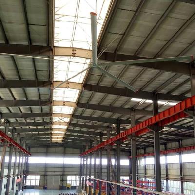 China Industrial giant 256 square meter 14ft air cooling energy efficiency hvls ceiling fan for sale