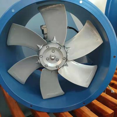 China Grows 500mm High Humidity 0.75kw High Temperature Axial Fan With 6 Pieces Blades for sale