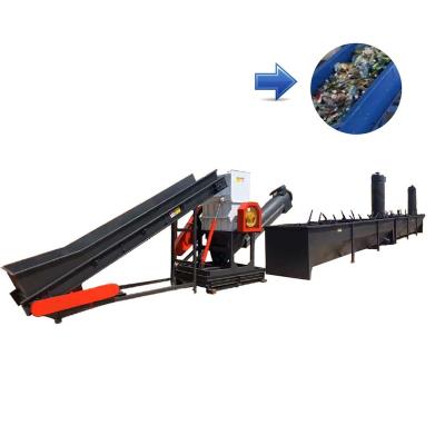 China Plastic Bottle Recycling Machine New PET HDPE LDPE Waste Plastic Water Bottle Recycling Crushing Drying Machine Washing Line Recycle Pe Washing Line for sale