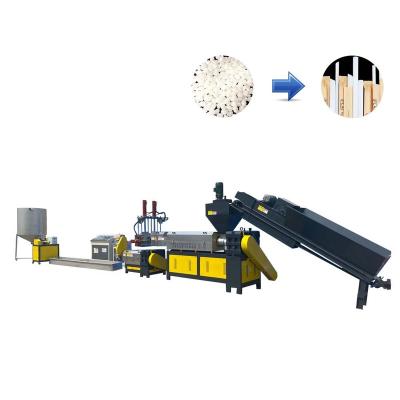 China Double Stage Plastic Pelletizer Granulator Plastic Pelletizer High Output Waste Recycling Plastic Pellet Granule Machine LDPE Plant PET PP PE PVC for sale