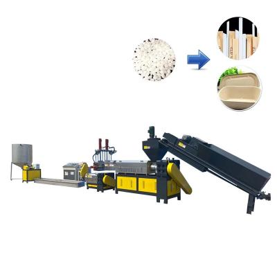 China Full Automatic HDPE Film LDPE Plant PE Plastic Granule PP Making Machine Line Plastic Granule Pellet Cutter for sale