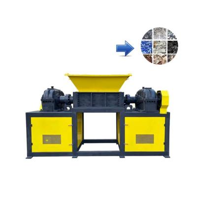 China Double Shaft Factory Quality Assurance High Capacity Plastic Shredder Household Factory Made Plastic Shredder Shredder for sale