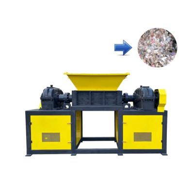 China Factory Price Good Recycling Double Shaft Shaft Chip Plastic Shredder Tire Shredder Cardboard Machine Stable Waste Plastic Shredder for sale