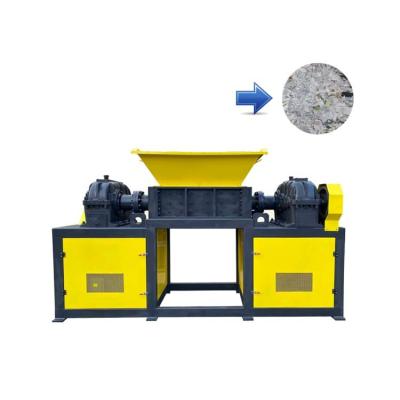 China Factory waste crushing small glass bottle plastic crusher machine shredder shredder plastic reuse paper and plastic shredder for sale