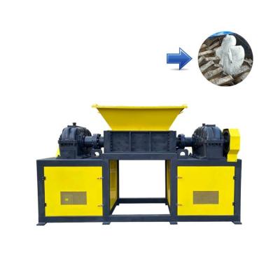 China Factory New Fabric Shredding Machine Double Shaft Plastic Shredder Machine Small Textile Shredder Plastic Shredder Machine Philippines for sale