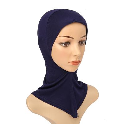 China Cotton Wholesale Solid Color Modal Tank Top Hijab Underscarf Inner Hood Hats for sale