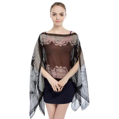 China Chiffon Beach Cover Up Multi Wear Dress For Women for sale