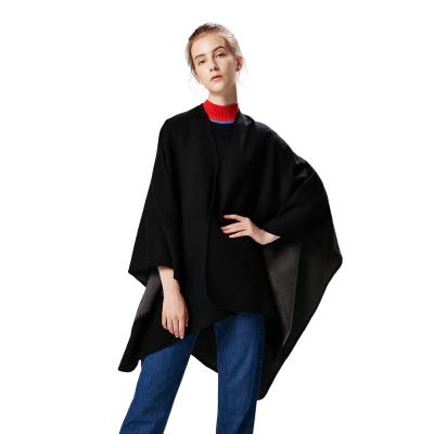 China Fashionable Wholesale Shawl Ponchos Solid Color Cashmere Blankets Warm Scarf for sale