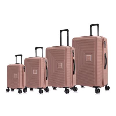 China PP material is quality lightweight wholesale luggage travel bags suitcase size suitcase for girls for sale