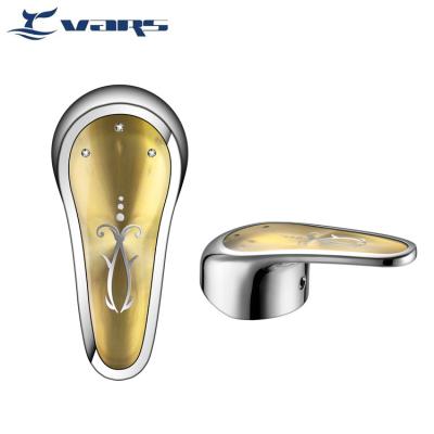 China Factory Direct Metered Crystal Faucet Handle Gold Faucet For Bathroom Kitchen Crystal Handle Smart Faucet for sale