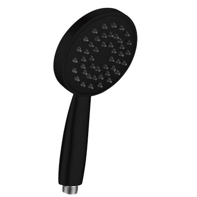 China Without Needle 225g Factory Hot Sales High Quality Black Durable 304 Stainless Steel Shower Head Bathroom Hand Held Faucet for sale