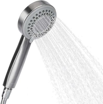 China Without diverter 3 settings multifunctional stainless steel shower head water saving massage SUS304 handheld shower head for sale