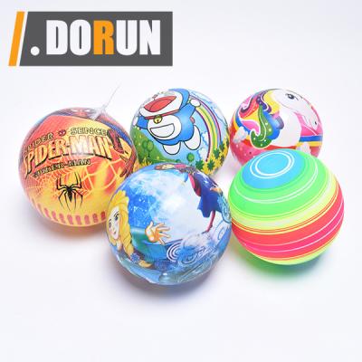 China Toy Toddler Balls Sport Set Inflatable Balls For Kids 6 Inflatable Pcs With Pump For Toddler, Includes Playground Balls, Soccer, Basketball for sale