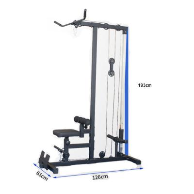 China Home Heavy Duty Commercial Trainer Multi Function Adjustable Steel Lat Pull Down Machine Fitness Station for sale