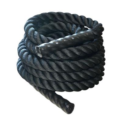 China Commercial Use Tary Fitness Gym Power Training Battle Rope with Nylon Cover for sale