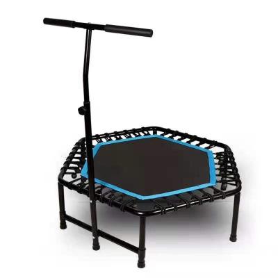 China Without Net 2021 Indoor Outdoor Home Gym Jumping Protectors With Mini Folding Fitness Trampoline / Without Handle for sale