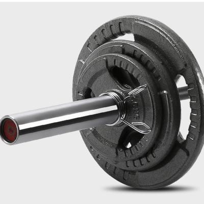 China Universal Barbell Manufacturer Equipment Black Gym Weightlifting Lifting Cost Effective Free Cast Gym Three Hook Hole Weight Plate for sale