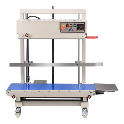 China Beijue Price FR-1100V Food Large Band Bag Plastic Heat Cheap Continuous Sachet Sealer Vertical Sealing Machine for sale