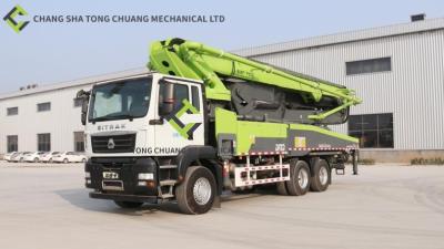 China 3 Bridge Concrete Pump Truck 52 Meters RZ Arm Frame Folding Mode for sale