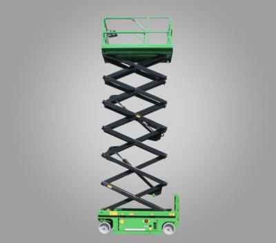 China 4*2 aandrijflijn Aerial Work Platform Z10W Z12W Liquid Driven Scissor Type met 8x6V/200Ah batterij Te koop