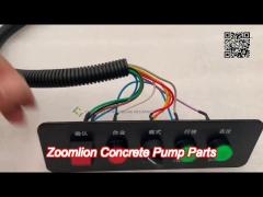 zoomlion concrete pump truck spare parts, driving the pto conversion panel switch 1029905539