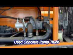 2018 sany heavy industry hbt100c-1818d used concrete trailer pump