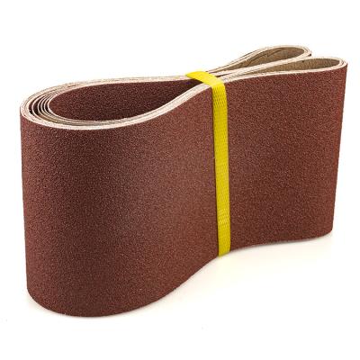 China Deburring 6*48inch Aluminum Oxide Sanding Belt for Polishing Wood Stainless Steel Metal Wire Drawing for sale