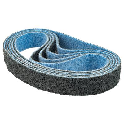 China Grinding 30*560mm Nylon Sanding Belt Non-Woven Abrasive Belt Surface Conditioning Belt Polishing Sanding Grinding for sale