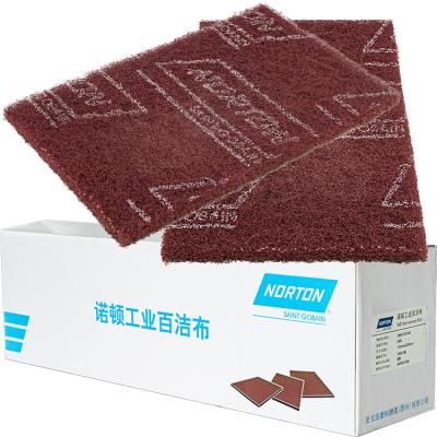 China Cleaning Saint-Gobain Norton Industrial Scouring Pad Metal Rust Removal Polishing Deburring Kitchen Cleaning Household Cleaning for sale