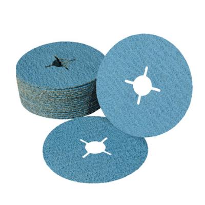 China Fiber DEERFOS VZ133 Zirconia Fiber Disc For Grinding Metal And Stainless Steel for sale