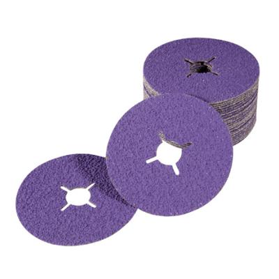 China Fiber DEERFOS BORA9 Ceramic Fiber Disc For Grinding Metal And Stainless Steel for sale