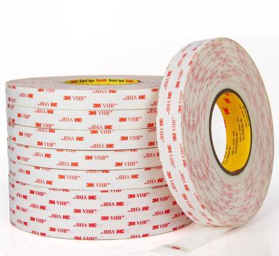 China Heat-Resistant Vhb Tape 4930 Custom Size Acrylic Double-sided Adhesive Tape Adhesive Mounting Foam Tape for sale