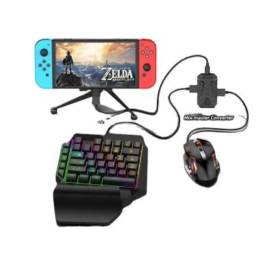 China For N-Switch/Ps5/ps4/ps3/xboxes for games pubg FPS keyboard and mouse converterv ps5 smart trigger K17 for sale