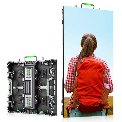 China Indoor full color outdoor led display rental video wall for event stage background led display for sale